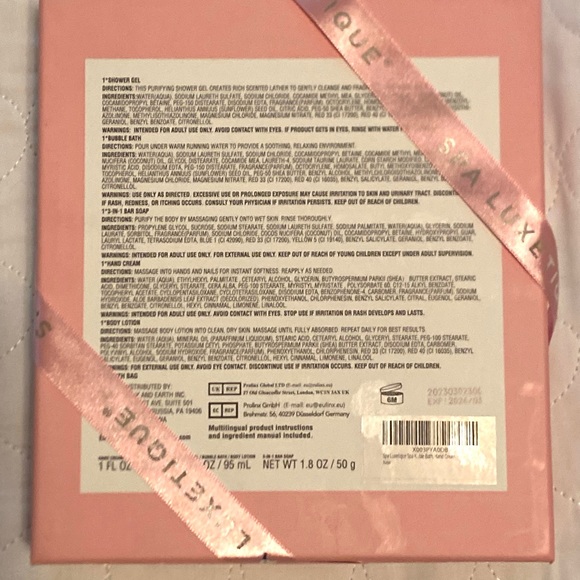 NWT Spa Luxetique Rose Gift Set - Picture 7 of 7